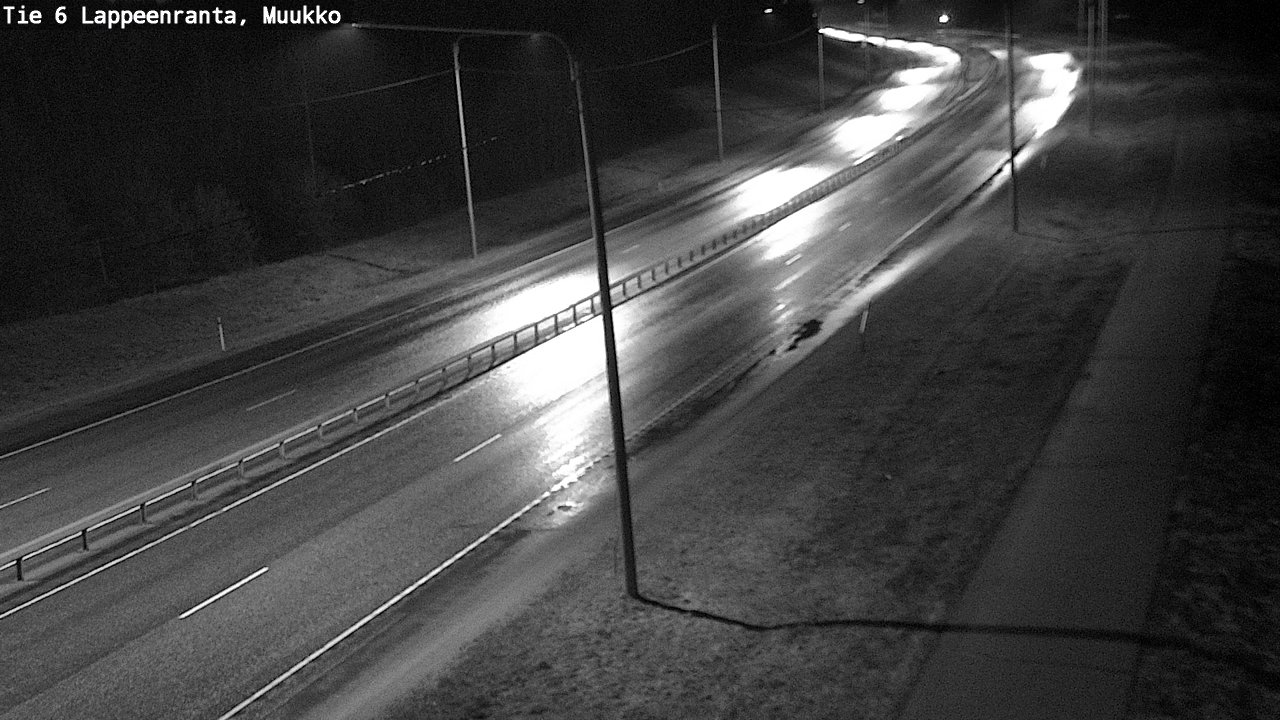 Weather Camera Image Väg 6 Villmanstrand, Muukko, Lappeenranta, Etelä-Karjala