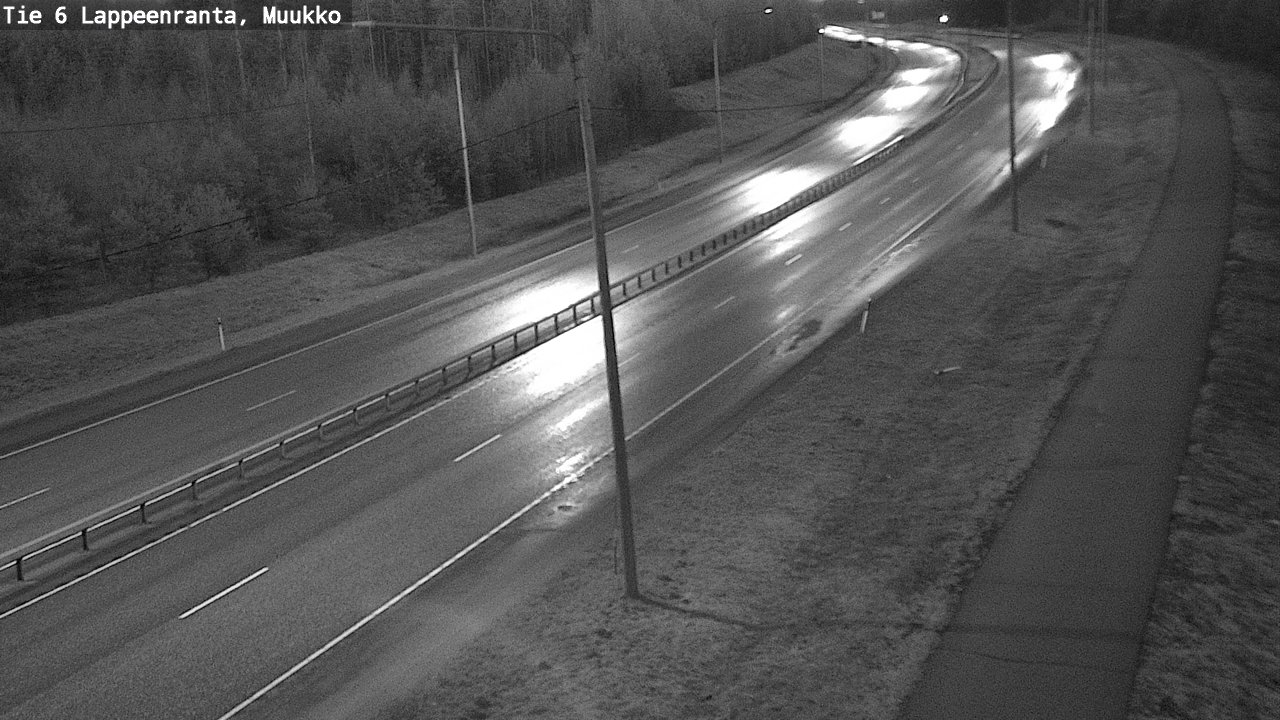 Weather Camera Image Väg 6 Villmanstrand, Muukko, Lappeenranta, Etelä-Karjala