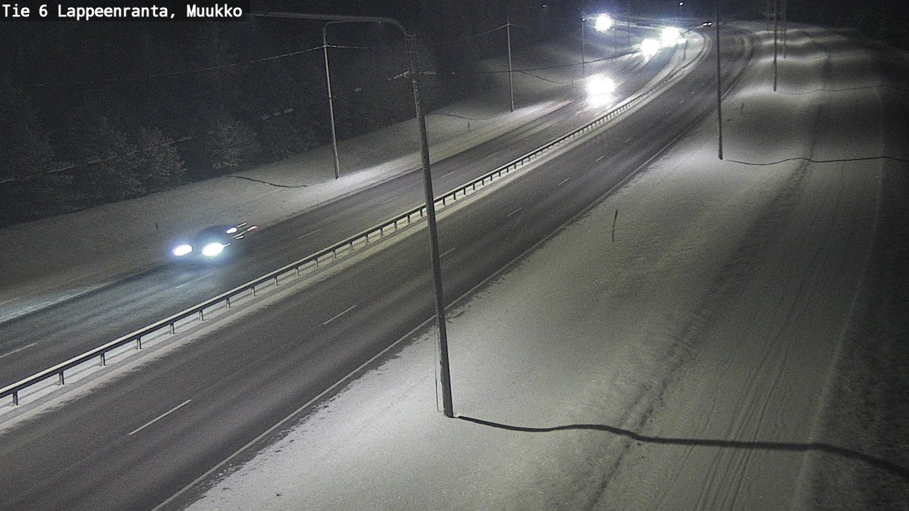 Weather Camera Image Road 6 Lappeenranta, Muukko, Lappeenranta, Etelä-Karjala