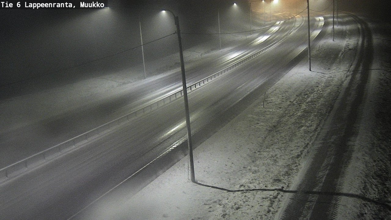 Weather Camera Image Road 6 Lappeenranta, Muukko, Lappeenranta, Etelä-Karjala