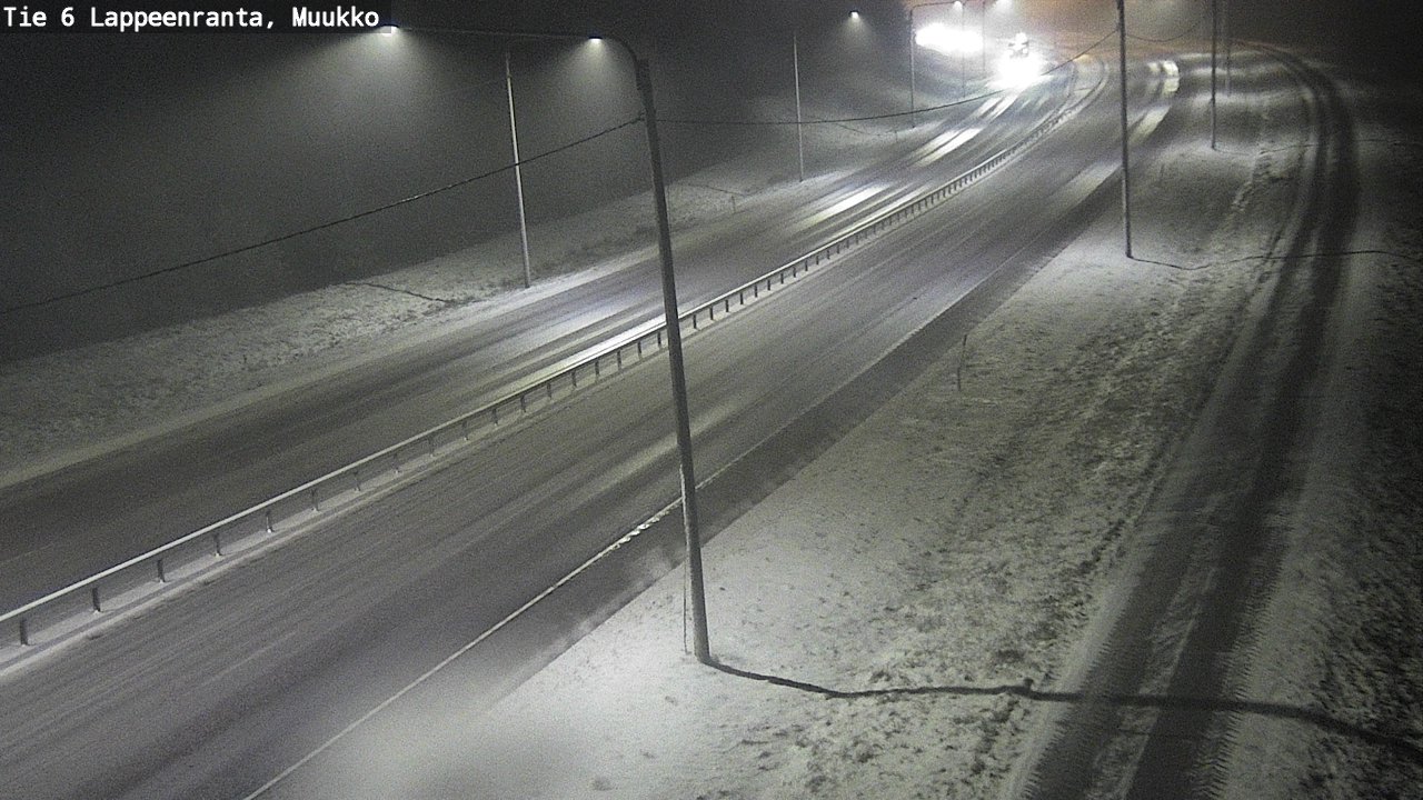 Weather Camera Image Road 6 Lappeenranta, Muukko, Lappeenranta, Etelä-Karjala