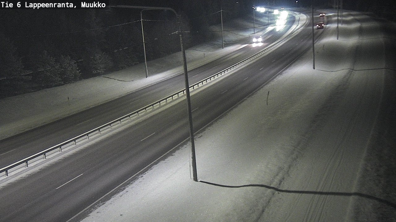 Weather Camera Image Road 6 Lappeenranta, Muukko, Lappeenranta, Etelä-Karjala