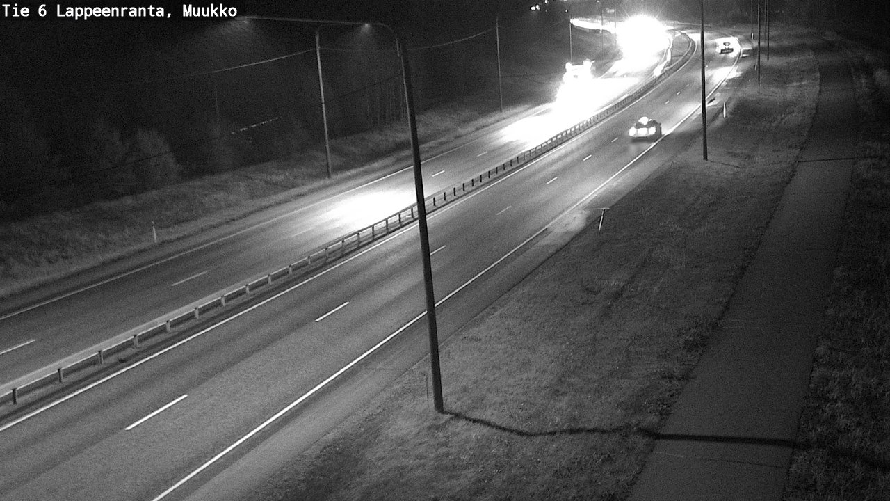 Weather Camera Image Road 6 Lappeenranta, Muukko, Lappeenranta, Etelä-Karjala