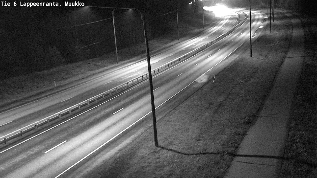 Weather Camera Image Väg 6 Villmanstrand, Muukko, Lappeenranta, Etelä-Karjala