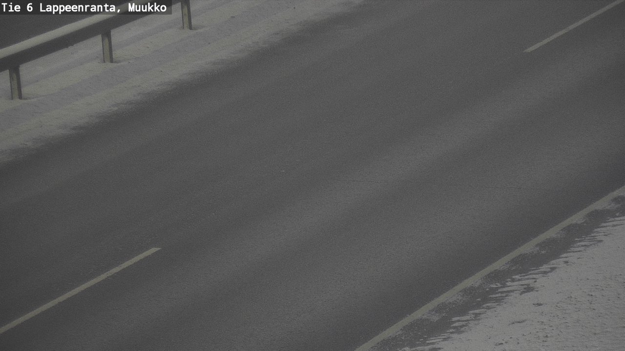 Weather Camera Image Road 6 Lappeenranta, Muukko, Lappeenranta, Etelä-Karjala