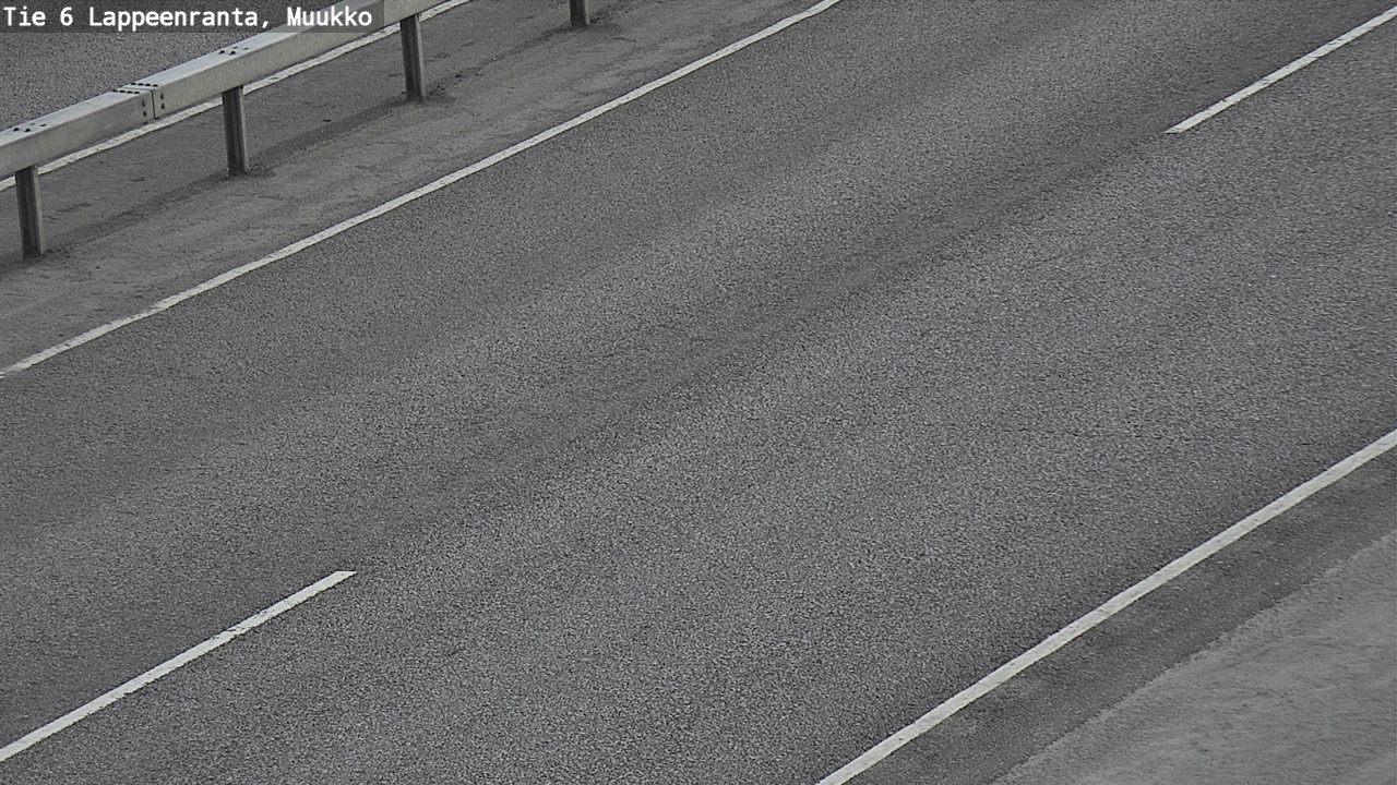 Weather Camera Image Väg 6 Villmanstrand, Muukko, Lappeenranta, Etelä-Karjala