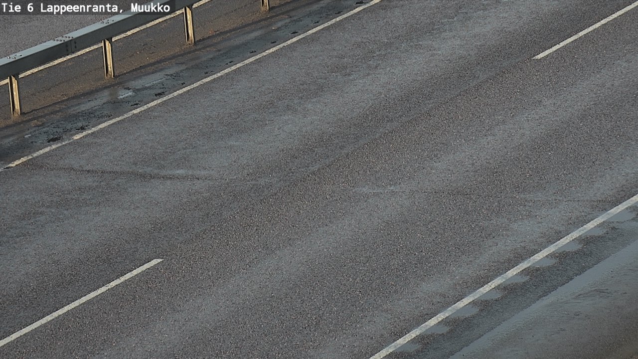 Weather Camera Image Väg 6 Villmanstrand, Muukko, Lappeenranta, Etelä-Karjala