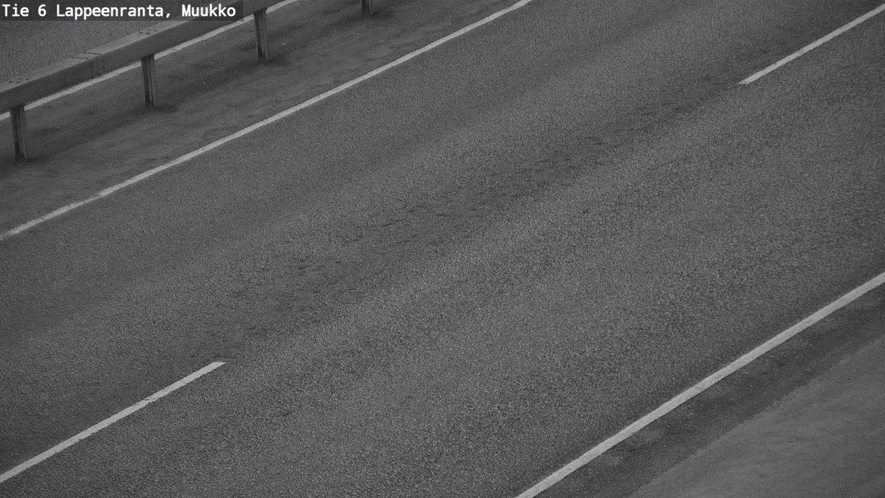 Weather Camera Image Road 6 Lappeenranta, Muukko, Lappeenranta, Etelä-Karjala