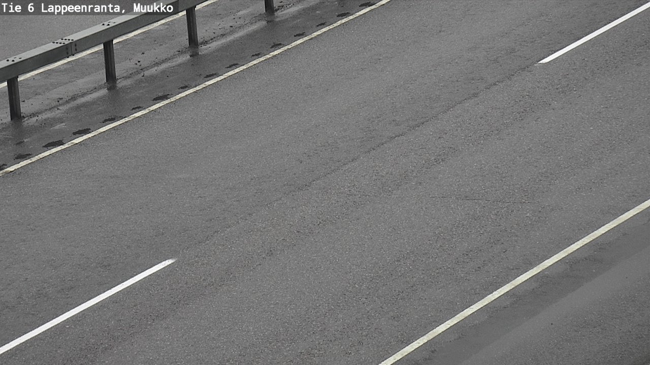 Weather Camera Image Väg 6 Villmanstrand, Muukko, Lappeenranta, Etelä-Karjala