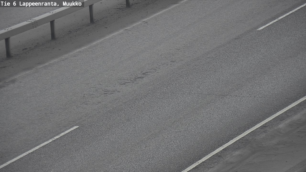 Weather Camera Image Road 6 Lappeenranta, Muukko, Lappeenranta, Etelä-Karjala