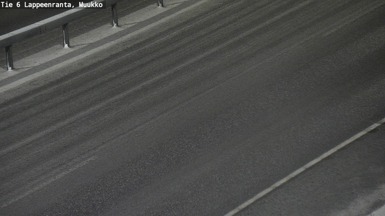 Weather Camera Image Road 6 Lappeenranta, Muukko, Lappeenranta, Etelä-Karjala
