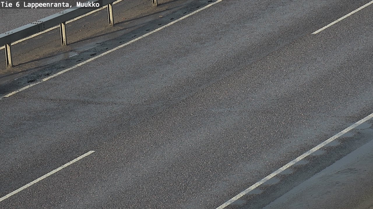 Weather Camera Image Väg 6 Villmanstrand, Muukko, Lappeenranta, Etelä-Karjala