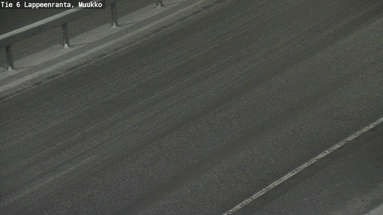 Weather Camera Image Road 6 Lappeenranta, Muukko, Lappeenranta, Etelä-Karjala