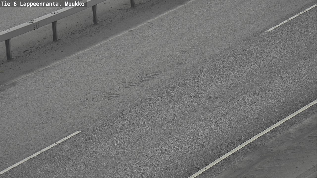 Weather Camera Image Road 6 Lappeenranta, Muukko, Lappeenranta, Etelä-Karjala