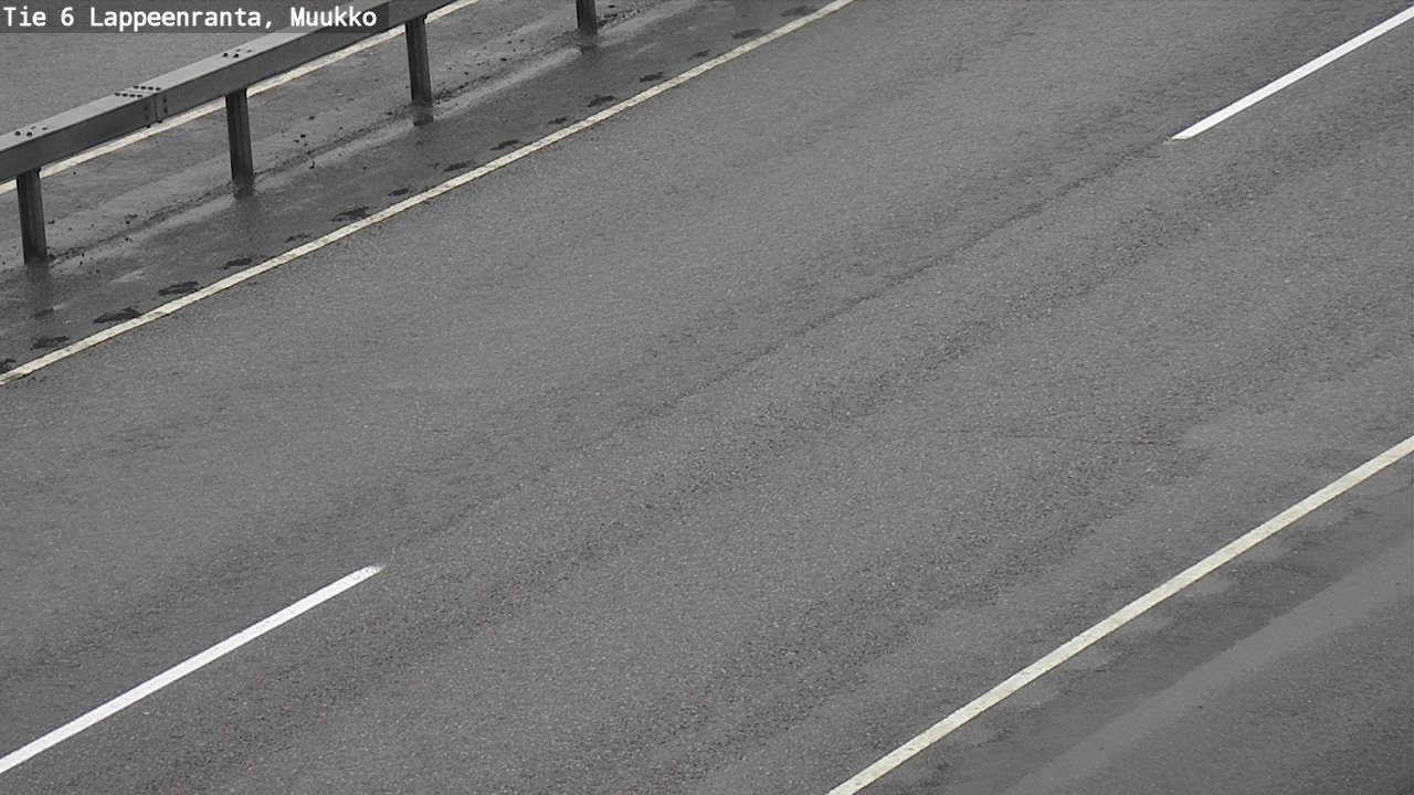 Weather Camera Image Väg 6 Villmanstrand, Muukko, Lappeenranta, Etelä-Karjala