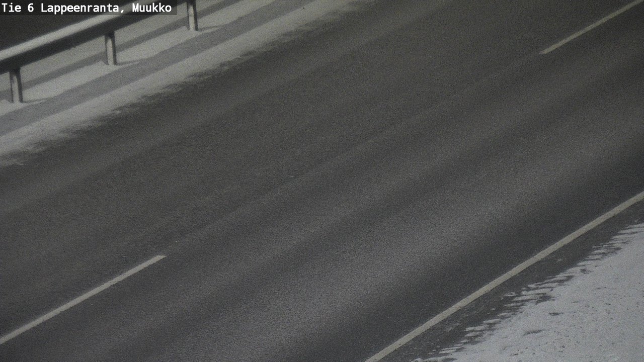 Weather Camera Image Road 6 Lappeenranta, Muukko, Lappeenranta, Etelä-Karjala