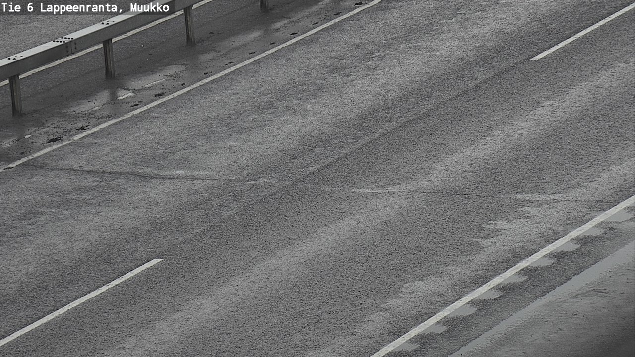 Weather Camera Image Väg 6 Villmanstrand, Muukko, Lappeenranta, Etelä-Karjala