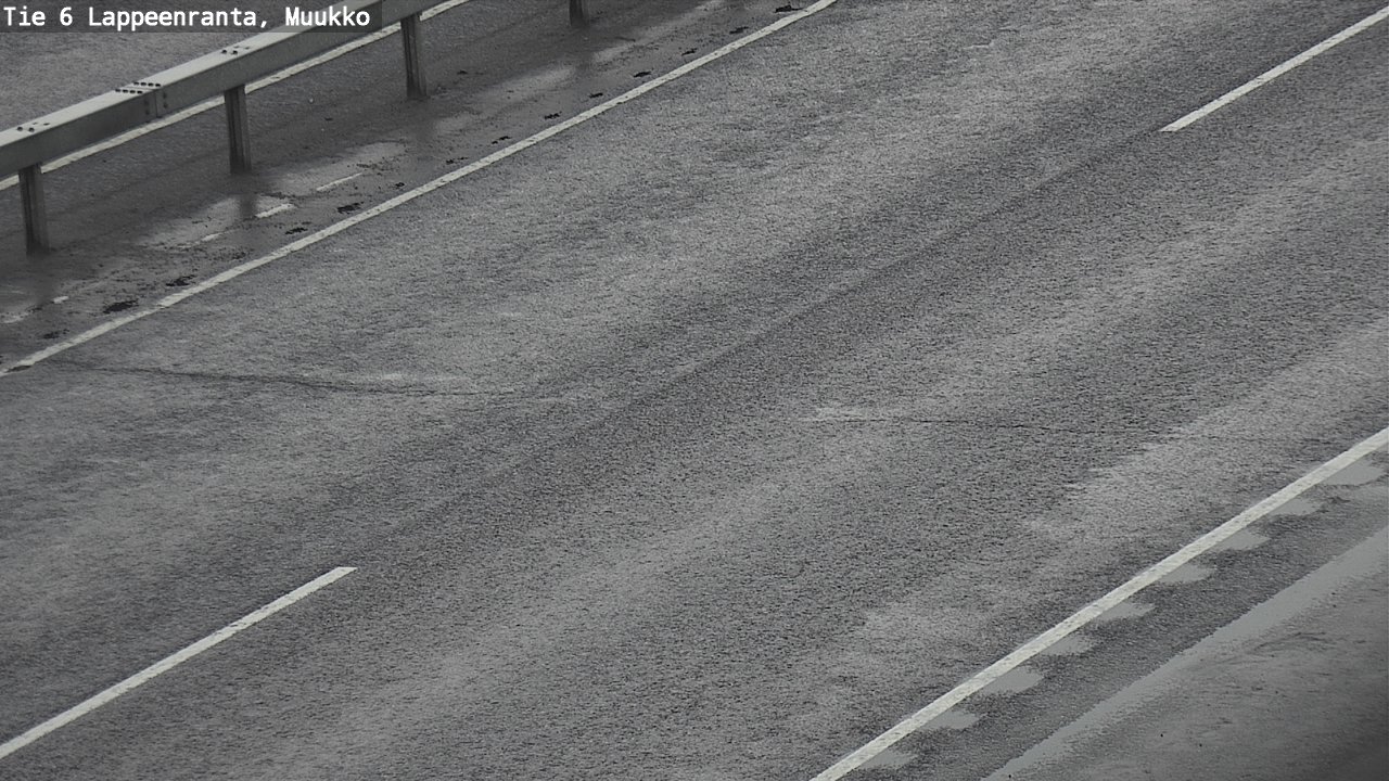 Weather Camera Image Väg 6 Villmanstrand, Muukko, Lappeenranta, Etelä-Karjala