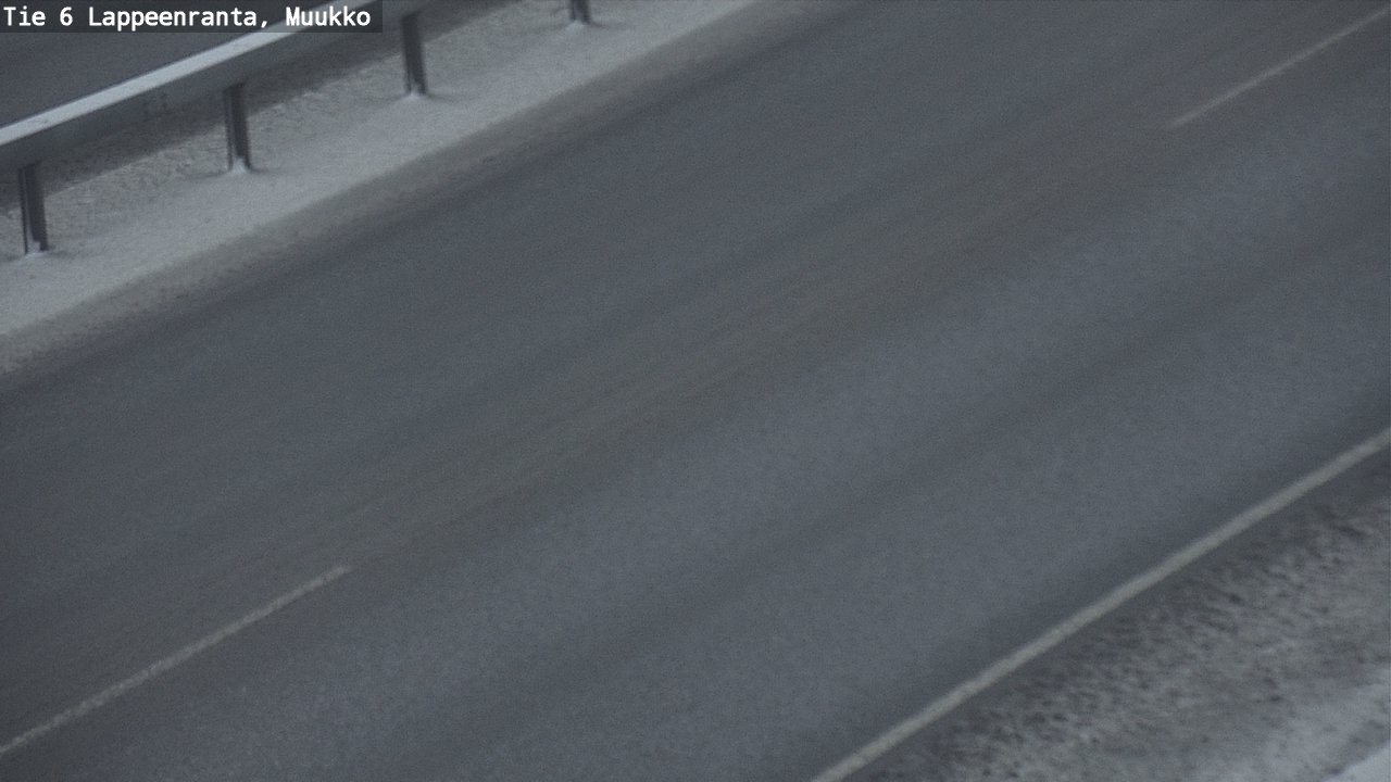 Weather Camera Image Road 6 Lappeenranta, Muukko, Lappeenranta, Etelä-Karjala