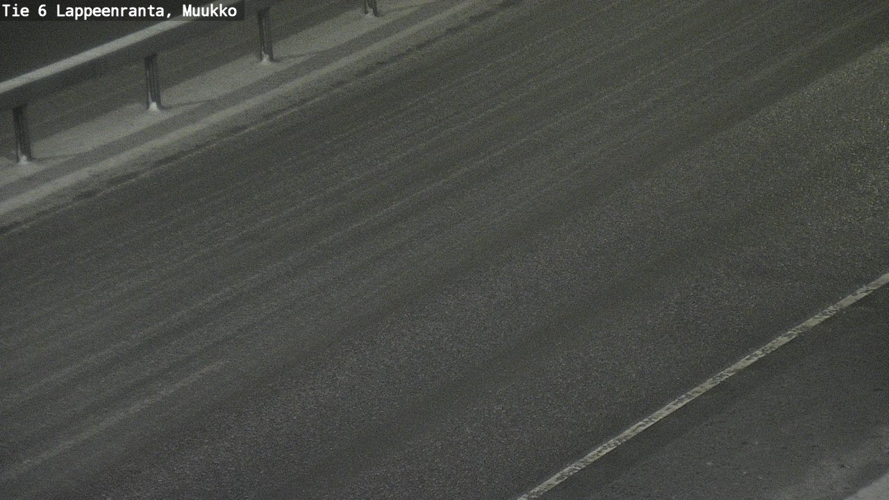 Weather Camera Image Road 6 Lappeenranta, Muukko, Lappeenranta, Etelä-Karjala