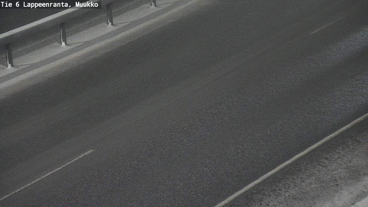 Weather Camera Image Road 6 Lappeenranta, Muukko, Lappeenranta, Etelä-Karjala