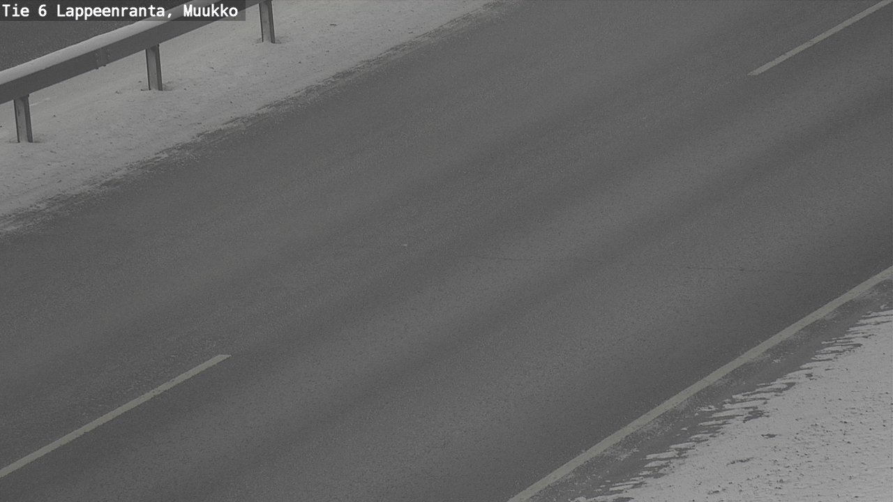 Weather Camera Image Road 6 Lappeenranta, Muukko, Lappeenranta, Etelä-Karjala