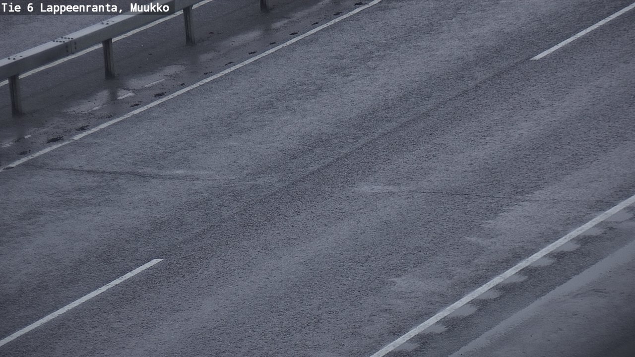 Weather Camera Image Väg 6 Villmanstrand, Muukko, Lappeenranta, Etelä-Karjala