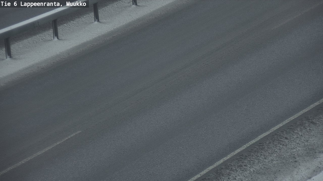 Weather Camera Image Road 6 Lappeenranta, Muukko, Lappeenranta, Etelä-Karjala