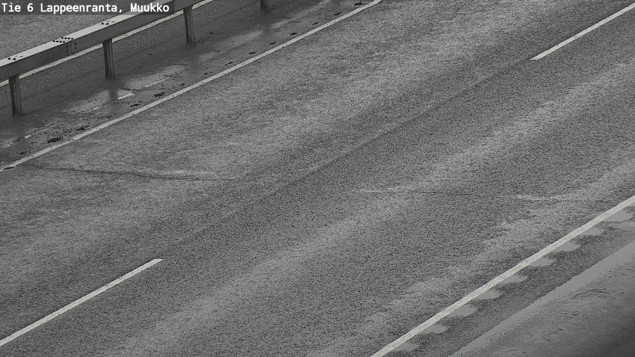 Weather Camera Image Väg 6 Villmanstrand, Muukko, Lappeenranta, Etelä-Karjala