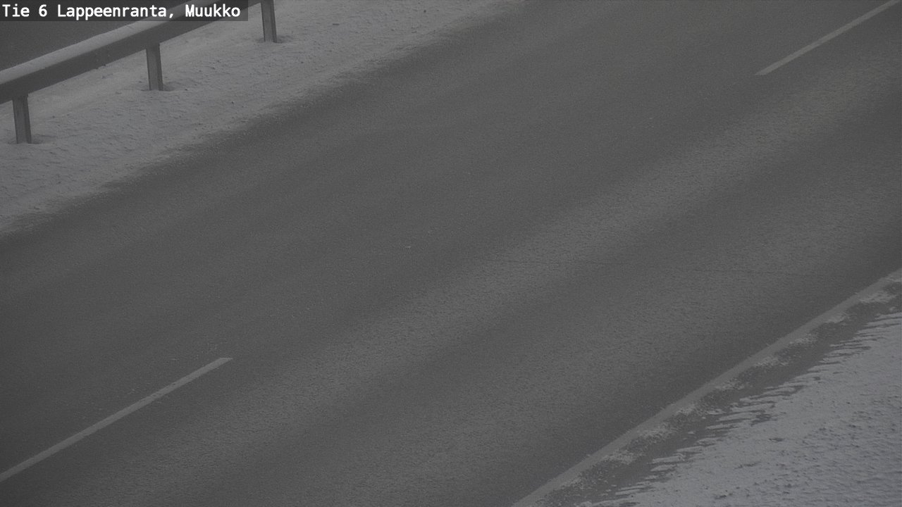 Weather Camera Image Road 6 Lappeenranta, Muukko, Lappeenranta, Etelä-Karjala