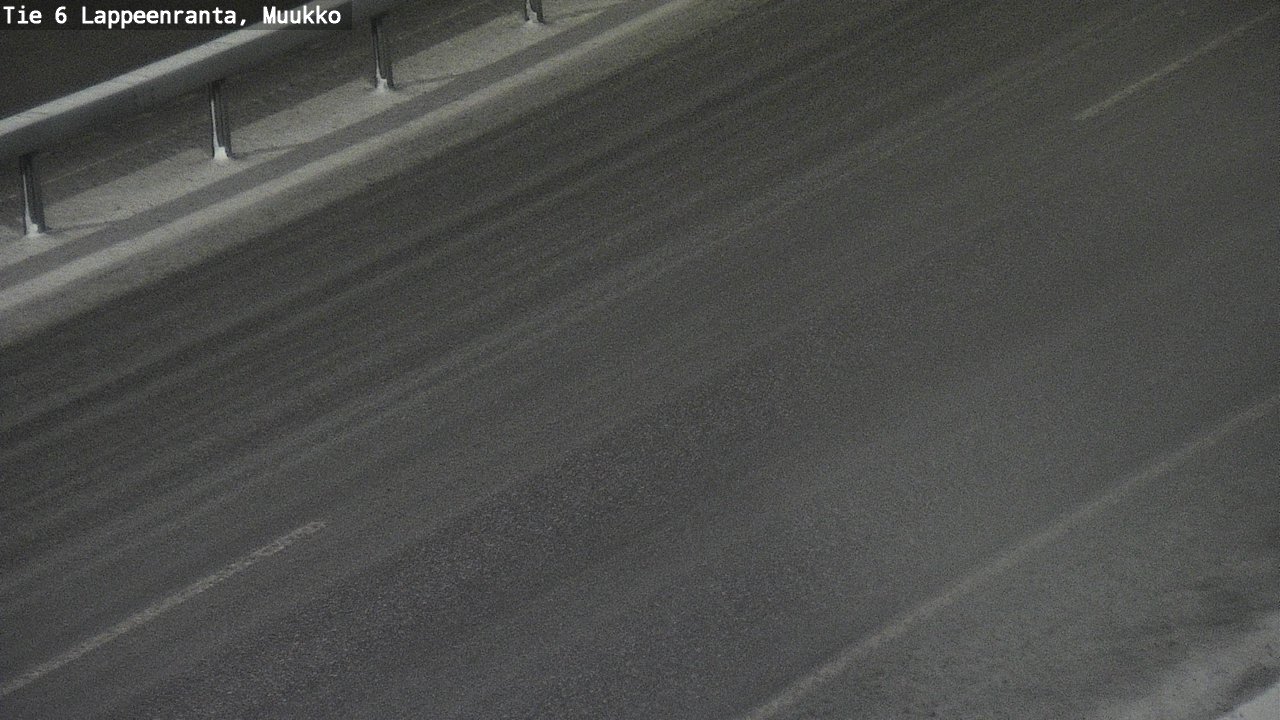 Weather Camera Image Road 6 Lappeenranta, Muukko, Lappeenranta, Etelä-Karjala
