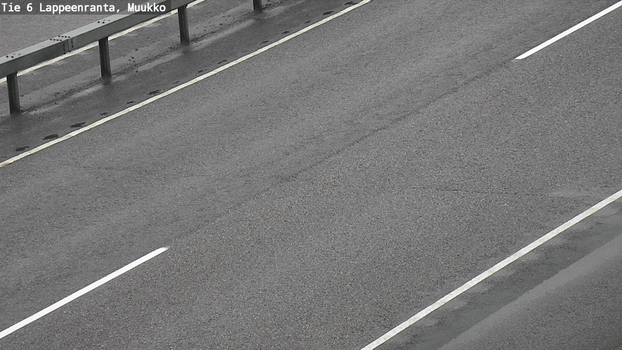 Weather Camera Image Väg 6 Villmanstrand, Muukko, Lappeenranta, Etelä-Karjala