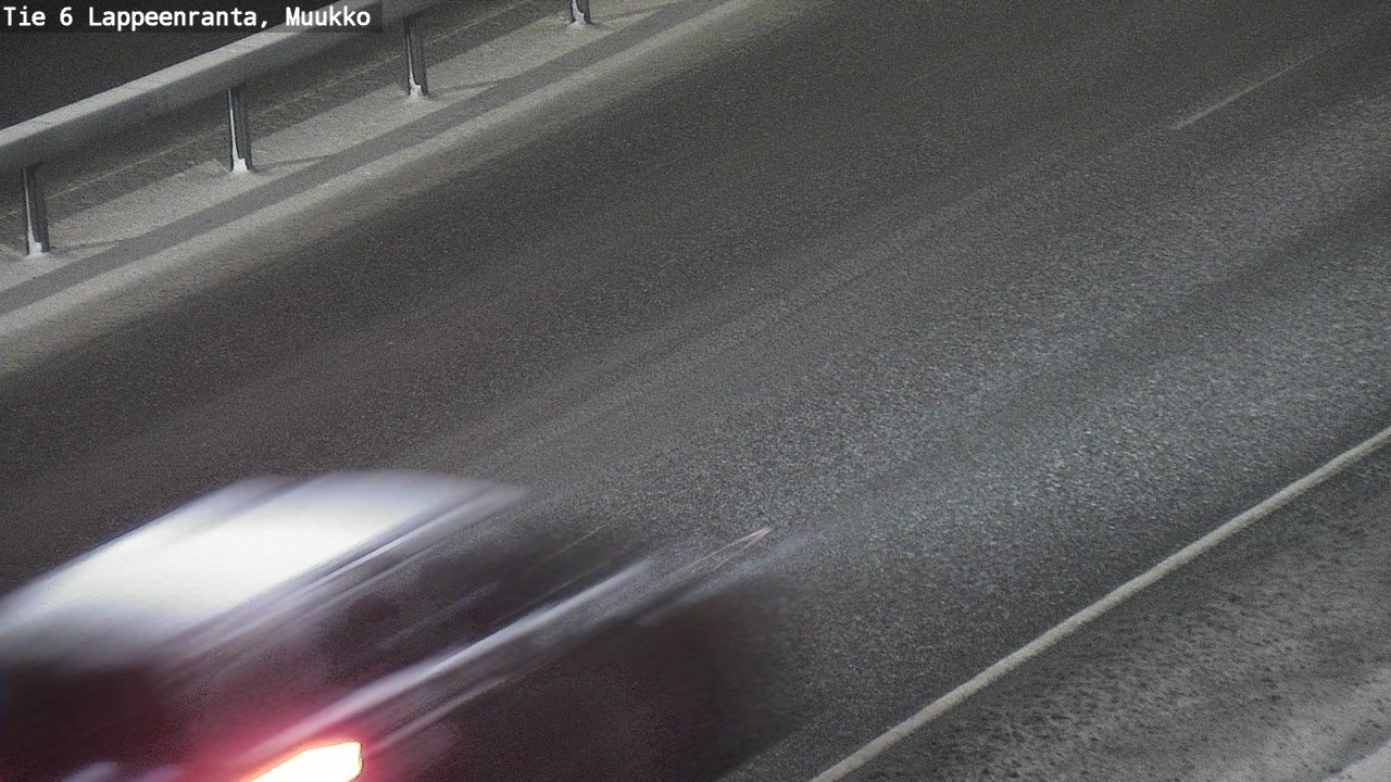 Weather Camera Image Road 6 Lappeenranta, Muukko, Lappeenranta, Etelä-Karjala