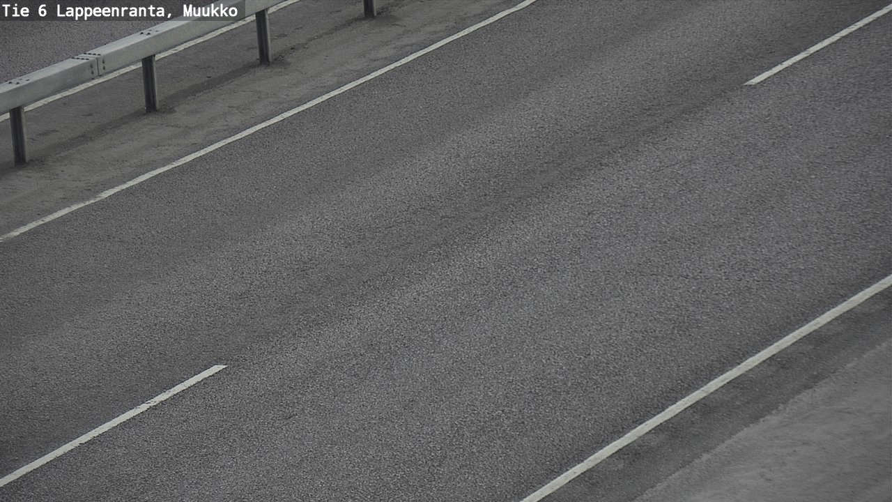 Weather Camera Image Väg 6 Villmanstrand, Muukko, Lappeenranta, Etelä-Karjala