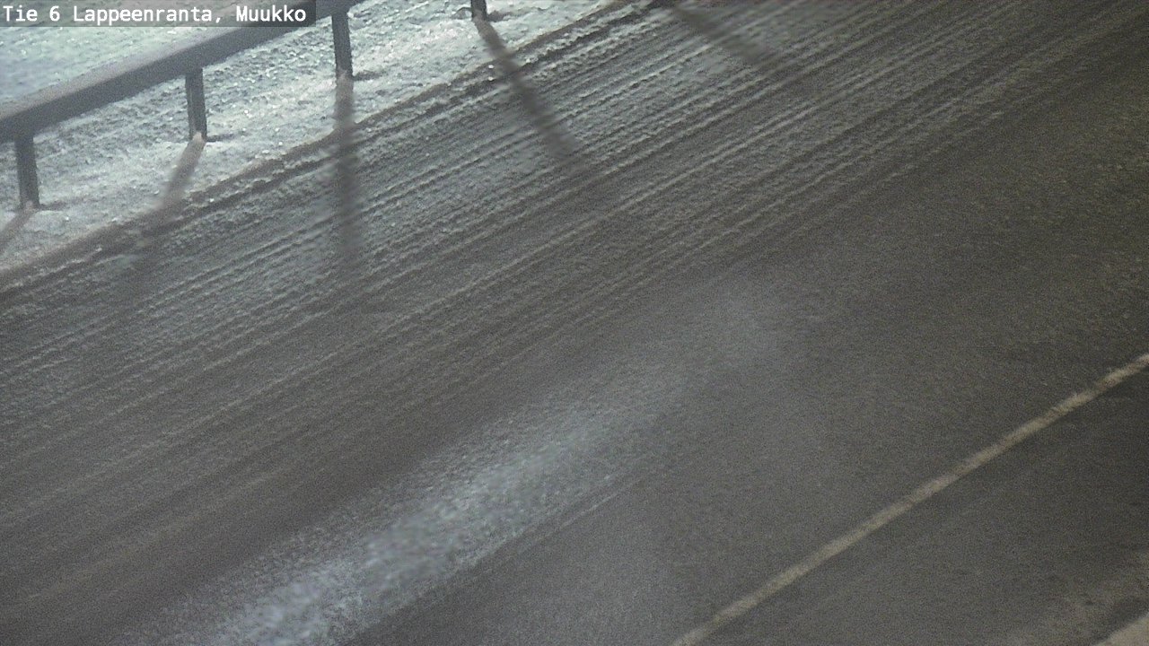 Weather Camera Image Road 6 Lappeenranta, Muukko, Lappeenranta, Etelä-Karjala