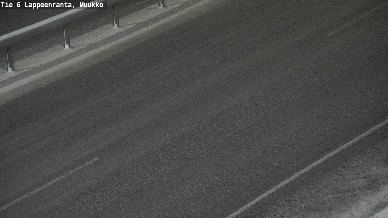 Weather Camera Image Road 6 Lappeenranta, Muukko, Lappeenranta, Etelä-Karjala