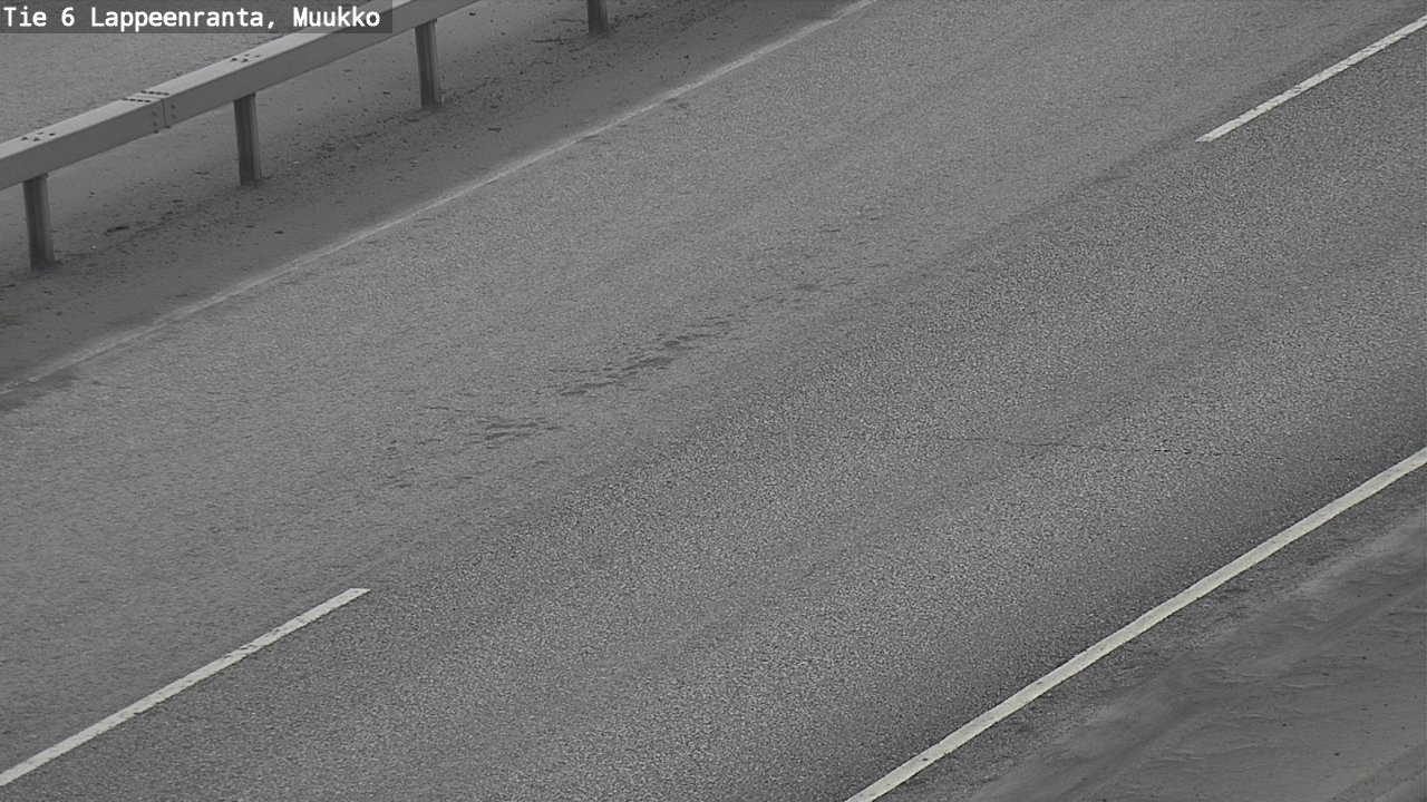 Weather Camera Image Road 6 Lappeenranta, Muukko, Lappeenranta, Etelä-Karjala