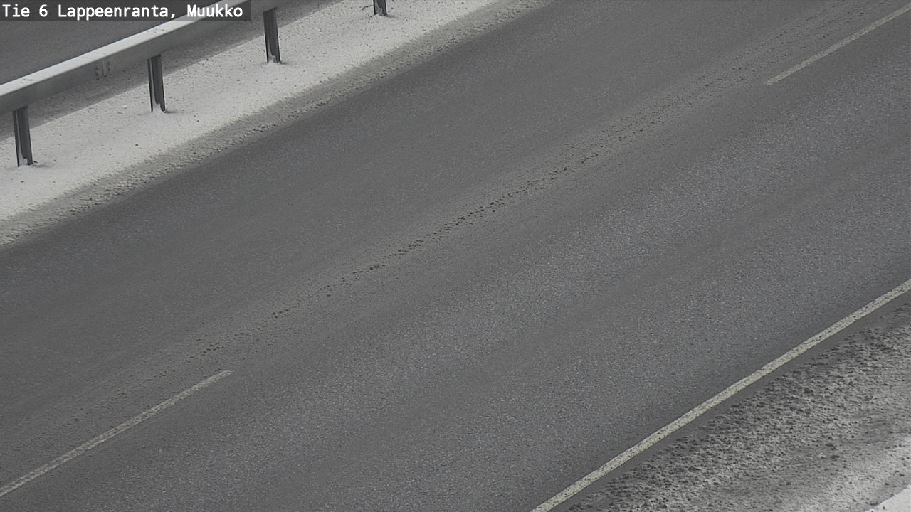 Weather Camera Image Road 6 Lappeenranta, Muukko, Lappeenranta, Etelä-Karjala