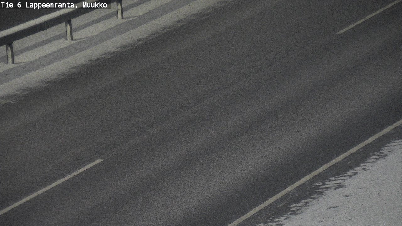 Weather Camera Image Road 6 Lappeenranta, Muukko, Lappeenranta, Etelä-Karjala