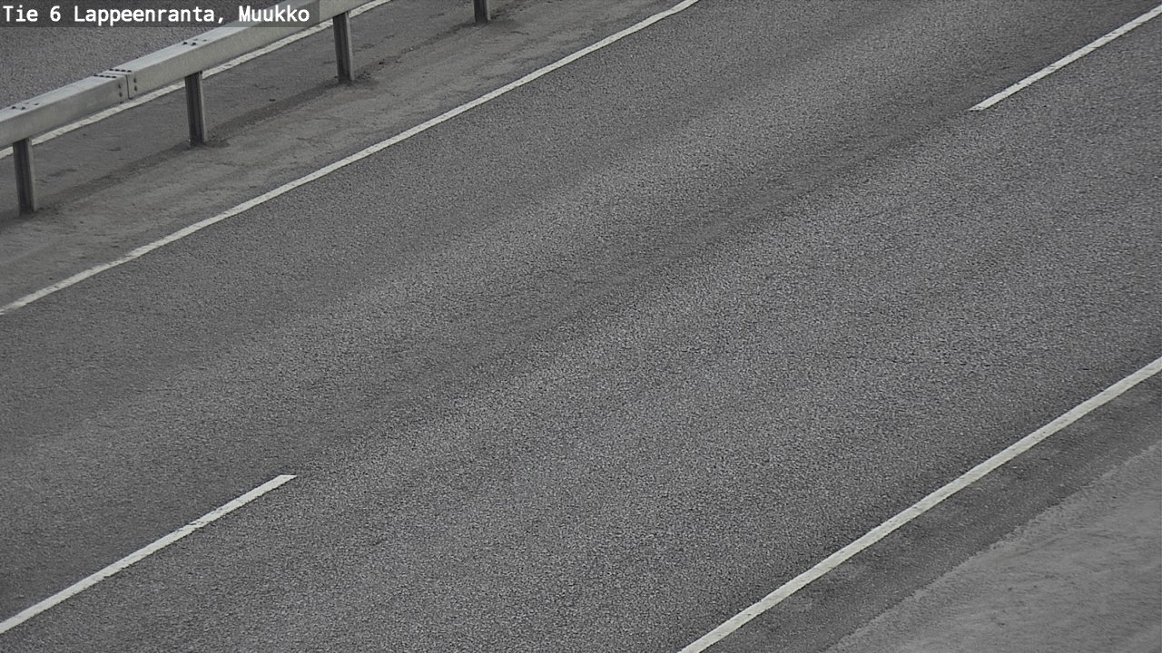 Weather Camera Image Väg 6 Villmanstrand, Muukko, Lappeenranta, Etelä-Karjala