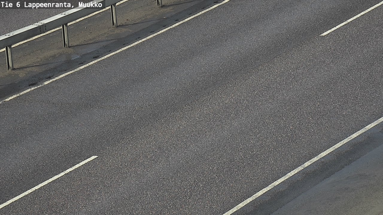 Weather Camera Image Väg 6 Villmanstrand, Muukko, Lappeenranta, Etelä-Karjala
