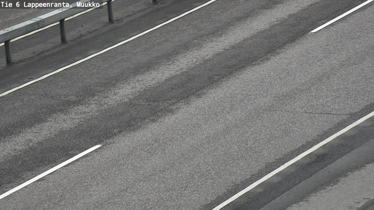 Weather Camera Image Väg 6 Villmanstrand, Muukko, Lappeenranta, Etelä-Karjala
