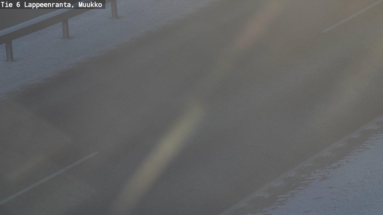 Weather Camera Image Väg 6 Villmanstrand, Muukko, Lappeenranta, Etelä-Karjala