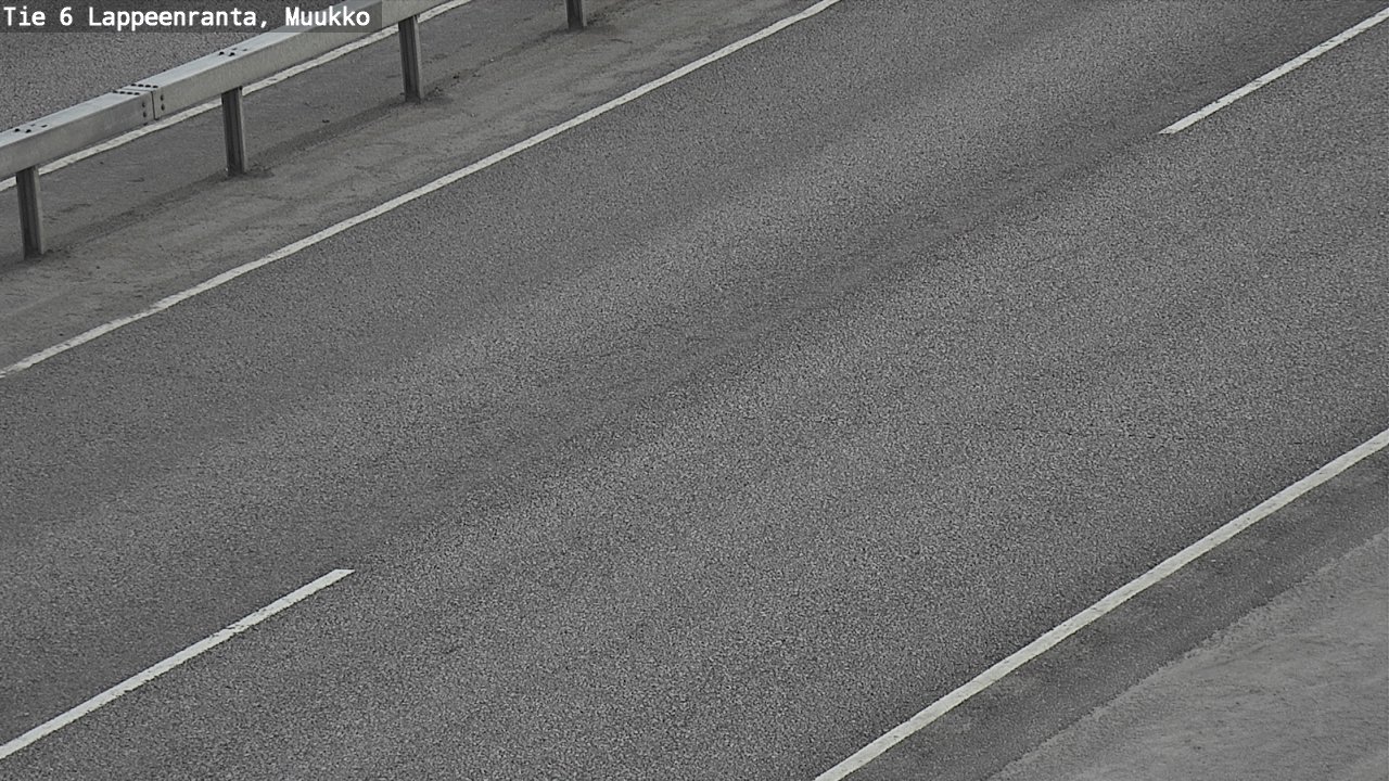 Weather Camera Image Väg 6 Villmanstrand, Muukko, Lappeenranta, Etelä-Karjala