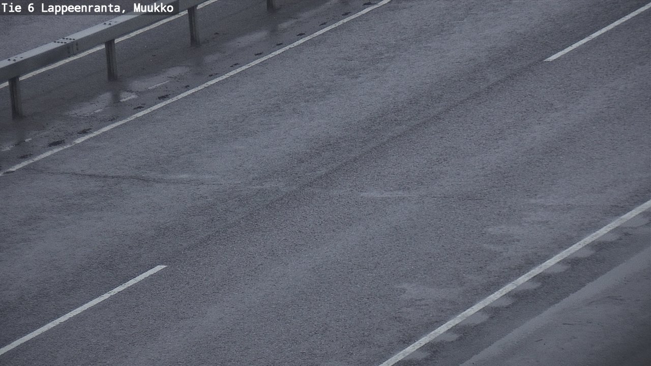 Weather Camera Image Väg 6 Villmanstrand, Muukko, Lappeenranta, Etelä-Karjala