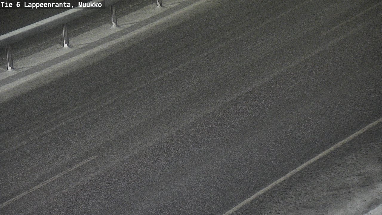 Weather Camera Image Road 6 Lappeenranta, Muukko, Lappeenranta, Etelä-Karjala