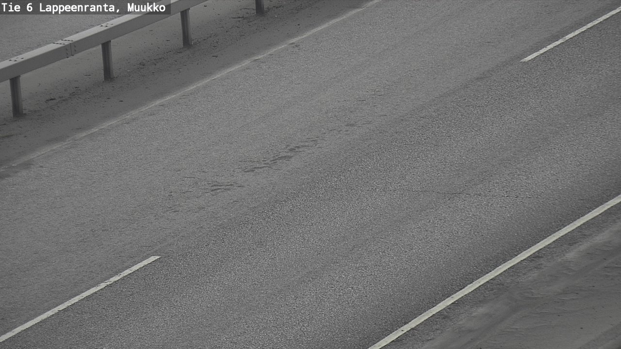 Weather Camera Image Road 6 Lappeenranta, Muukko, Lappeenranta, Etelä-Karjala