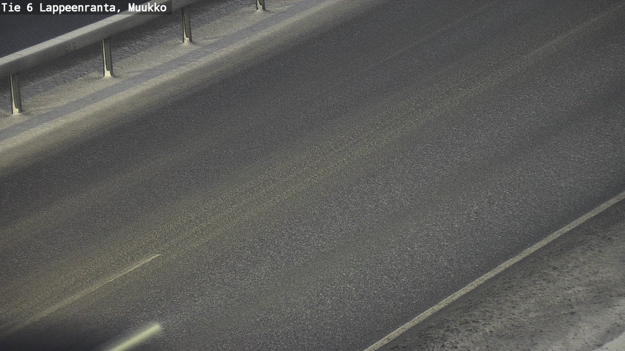 Weather Camera Image Road 6 Lappeenranta, Muukko, Lappeenranta, Etelä-Karjala