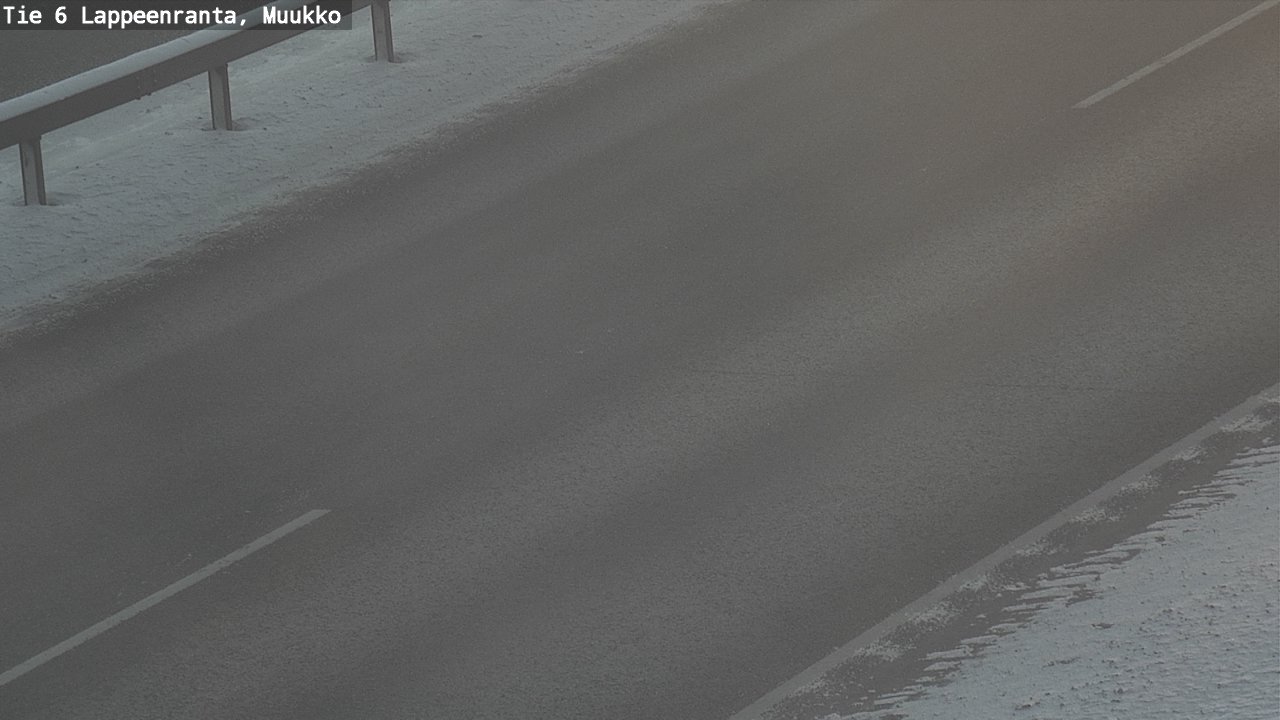Weather Camera Image Väg 6 Villmanstrand, Muukko, Lappeenranta, Etelä-Karjala