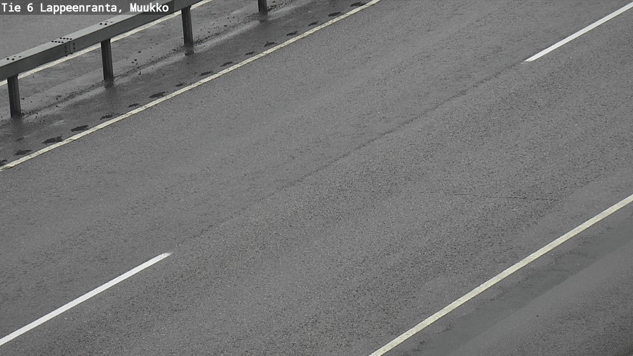 Weather Camera Image Väg 6 Villmanstrand, Muukko, Lappeenranta, Etelä-Karjala